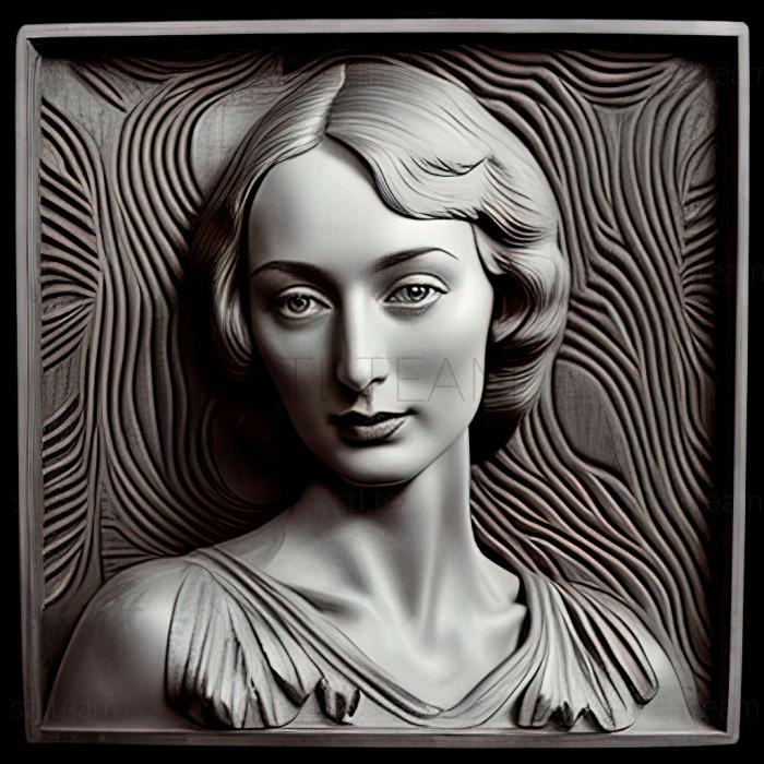 3D модель Американська художниця Сінді Шерман (STL)